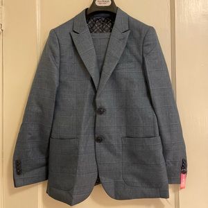 Nordstrom Isaac Mizrahi Plaid 2 Piece Suit size 14
